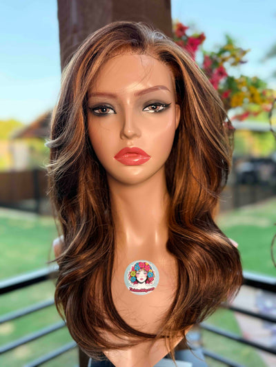 Layered Brunette Wave Wig