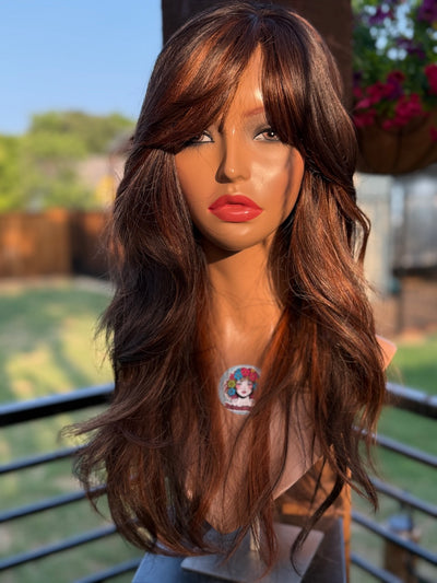 🎰 Beautiful Auburn Highlighted Style (Brand Unknown)
